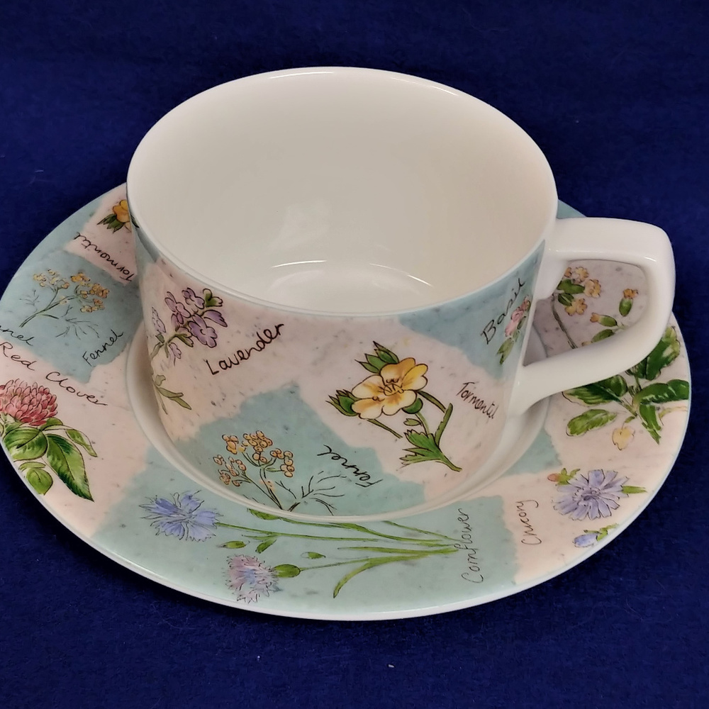 Doulton Everyday "Wildflower" Cup & Saucer